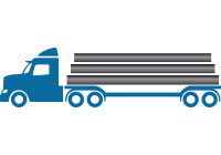 Blue Truck Icon